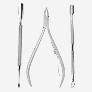 ASM Toenail Cuticle Nippers + 2 Pusher cuticle Set